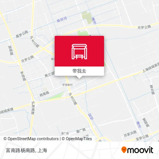 富南路杨南路地图