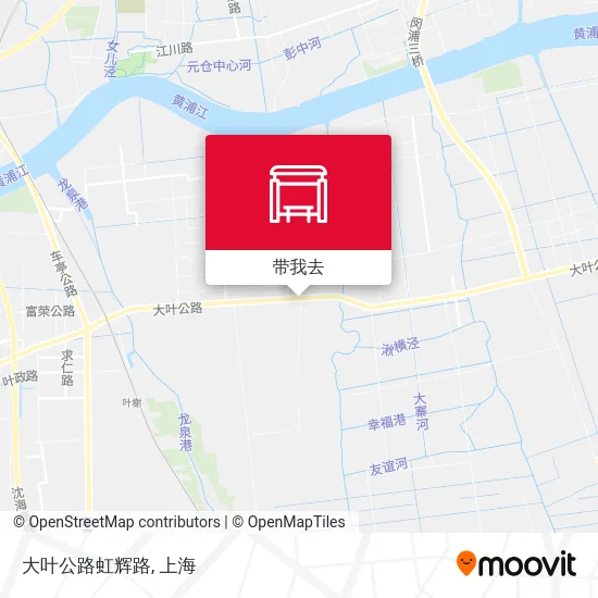 大叶公路虹辉路地图