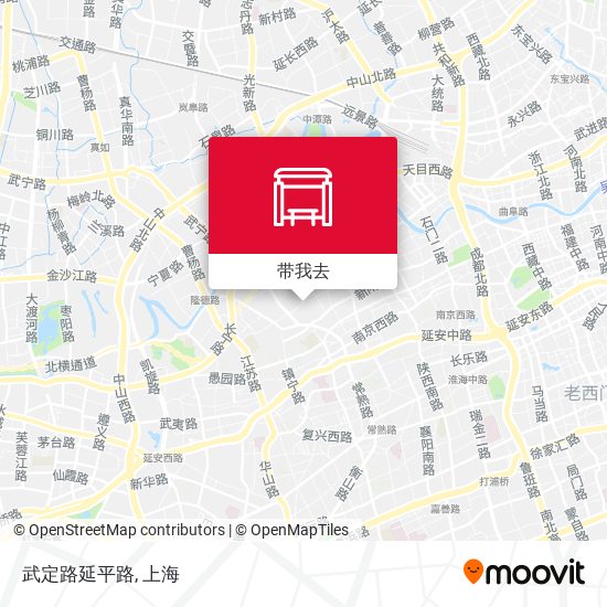 武定路延平路地图