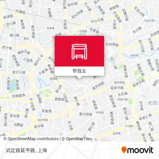 武定路延平路地图