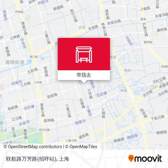 联航路万芳路(招呼站)地图