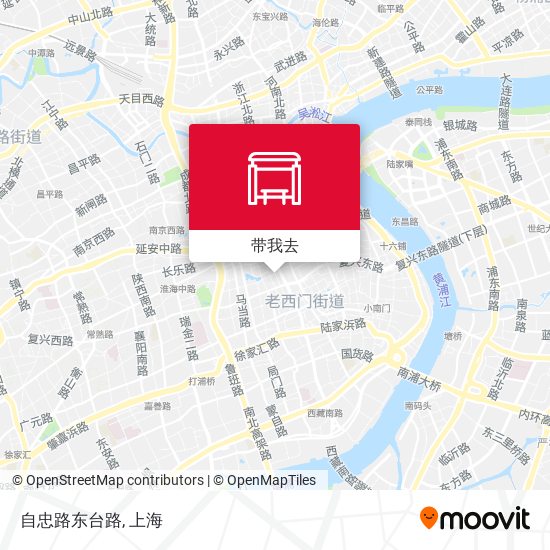 自忠路东台路地图