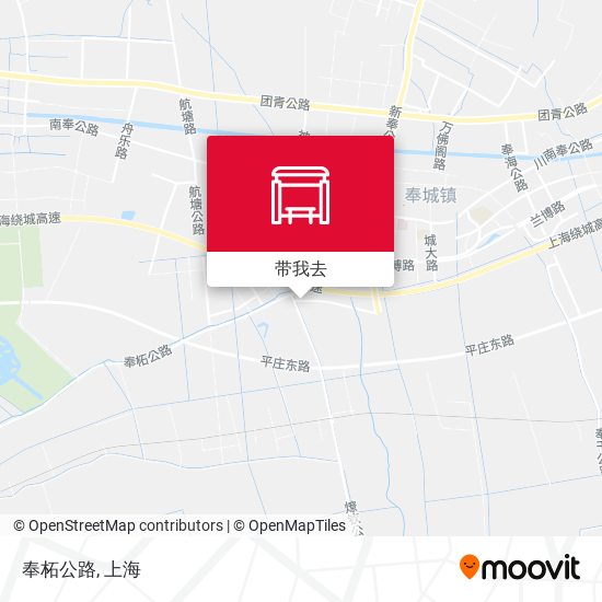 奉柘公路地图