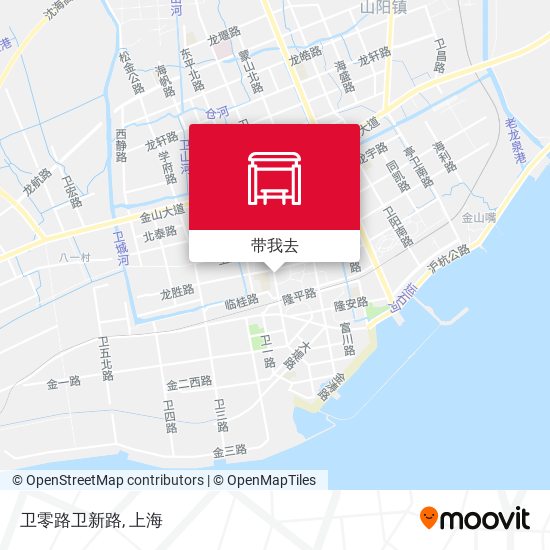 卫零路卫新路地图