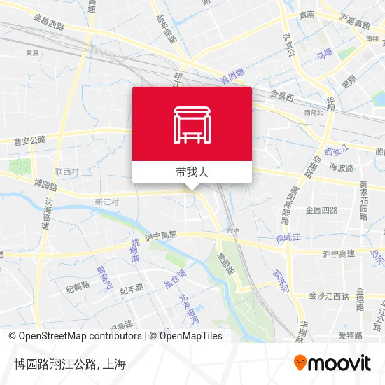 博园路翔江公路地图