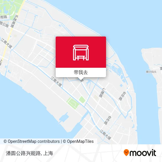 潘圆公路兴能路地图