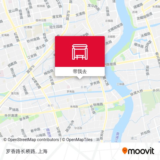 罗香路长桥路地图