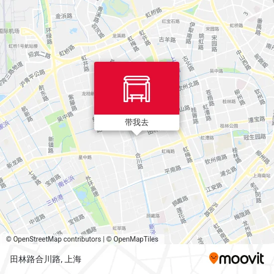 田林路合川路地图