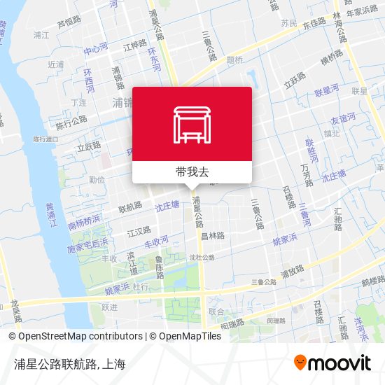 浦星公路联航路地图