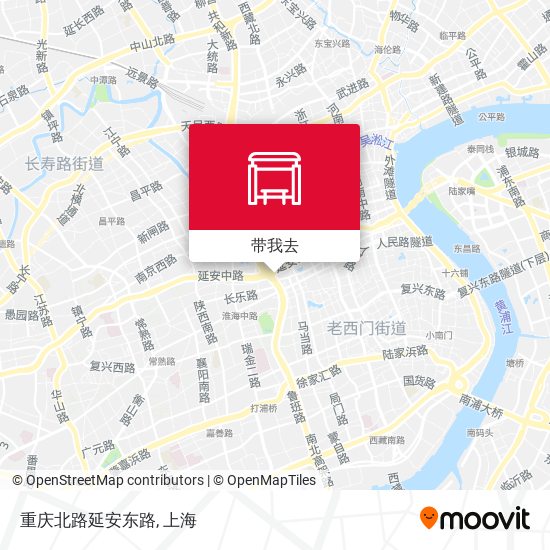 重庆北路延安东路地图