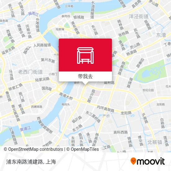浦东南路浦建路地图