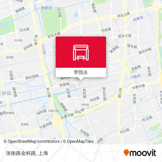 张衡路金科路地图