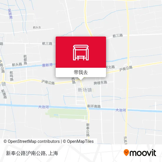 新奉公路沪南公路地图