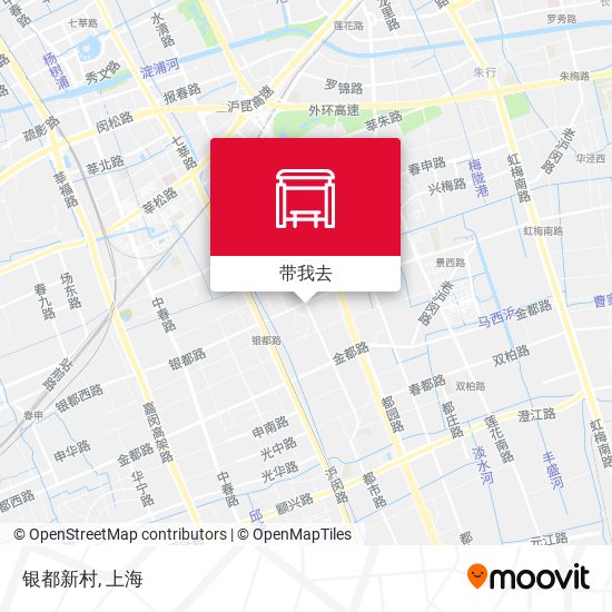银都新村地图
