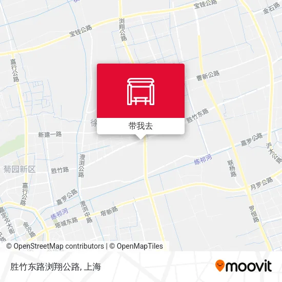 胜竹东路浏翔公路地图