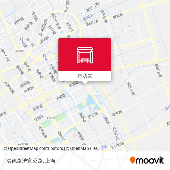 洪德路沪宜公路地图