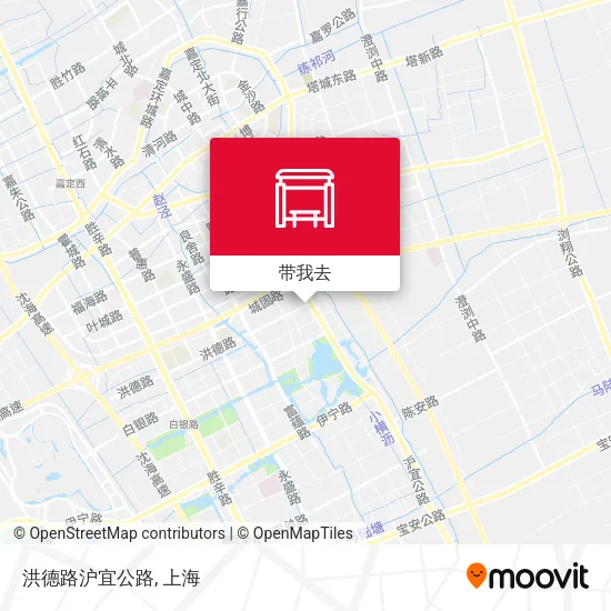 洪德路沪宜公路地图
