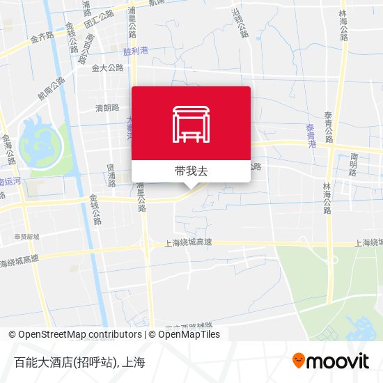 百能大酒店(招呼站)地图