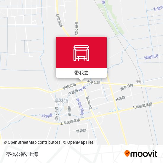 亭枫公路地图