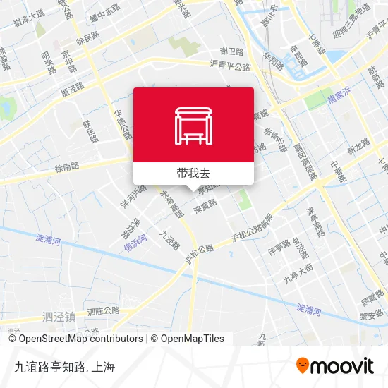 九谊路亭知路地图