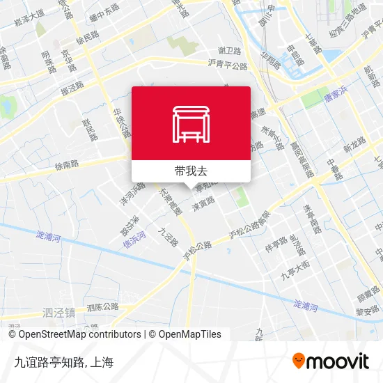 九谊路亭知路地图