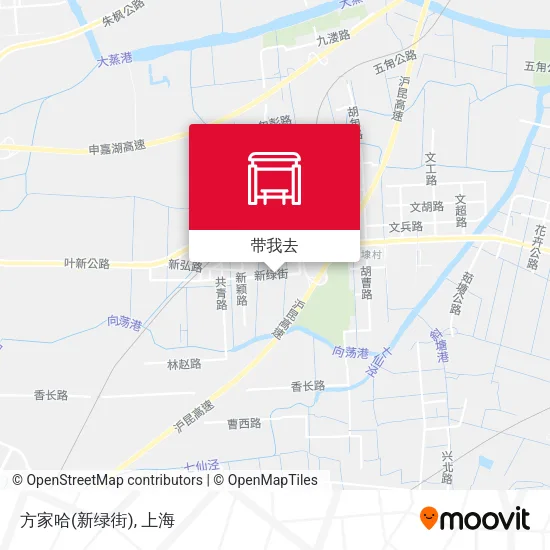 方家哈(新绿街)地图