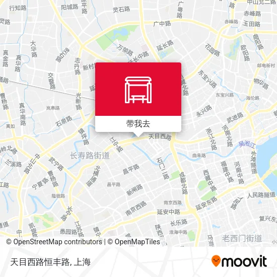 天目西路恒丰路地图