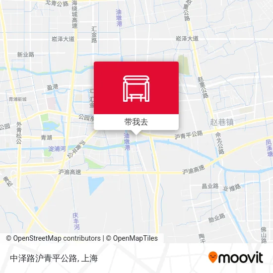 中泽路沪青平公路地图