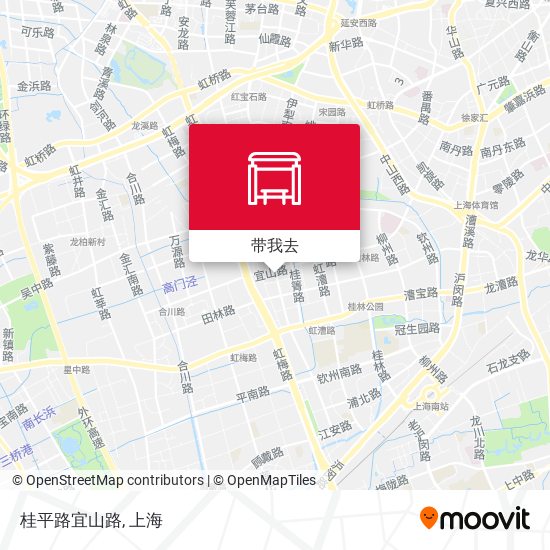 桂平路宜山路地图