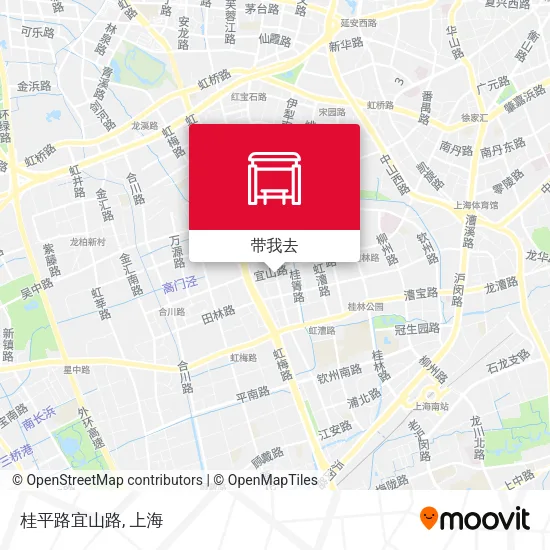 桂平路宜山路地图