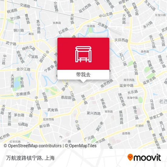 万航渡路镇宁路地图