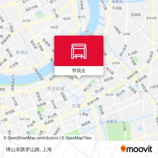 博山东路罗山路地图