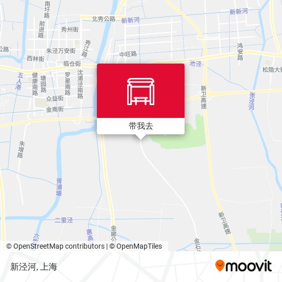 新泾河地图