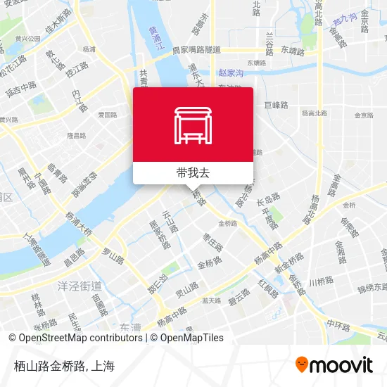 栖山路金桥路地图