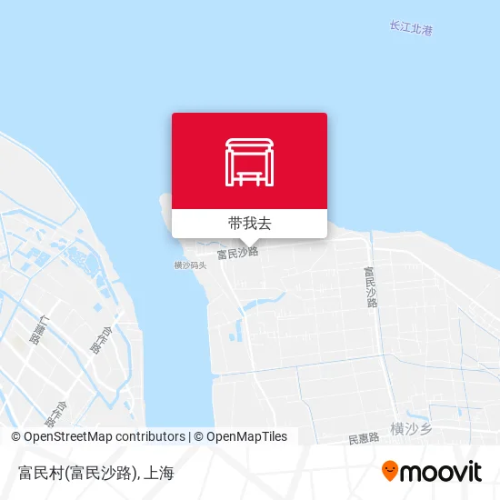 富民村(富民沙路)地图