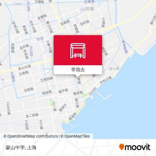 蒙山中学地图