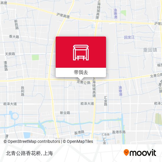 北青公路香花桥地图