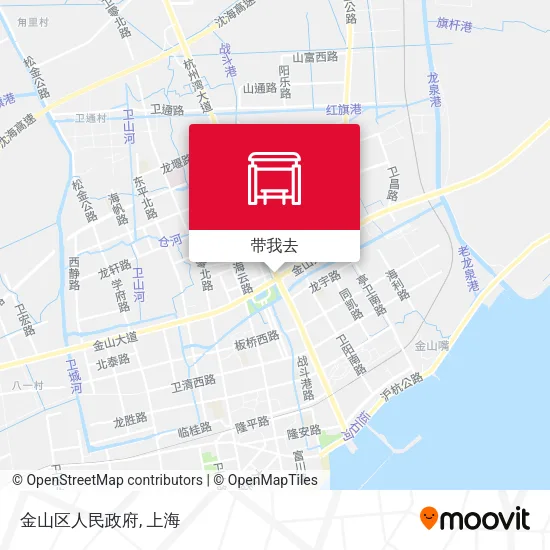 金山区人民政府地图