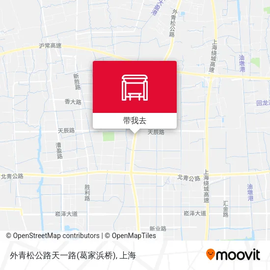外青松公路天一路(葛家浜桥)地图