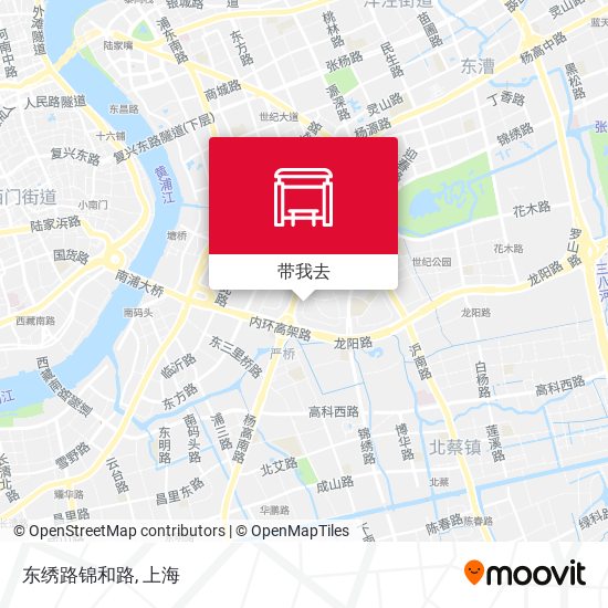 东绣路锦和路地图