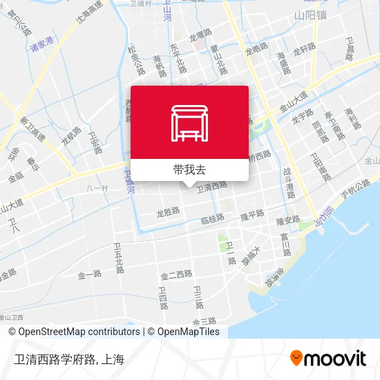 卫清西路学府路地图