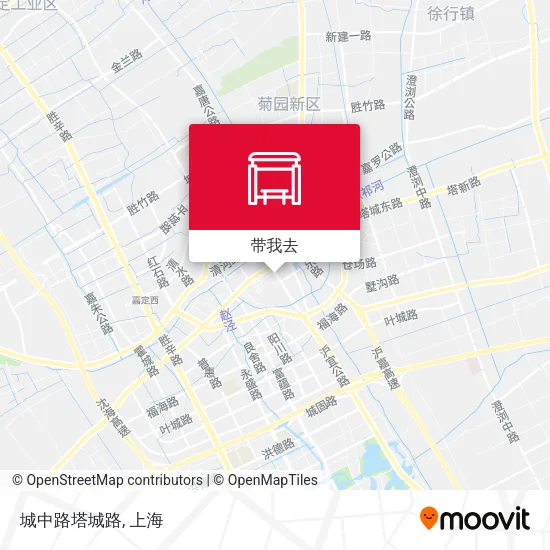 城中路塔城路地图