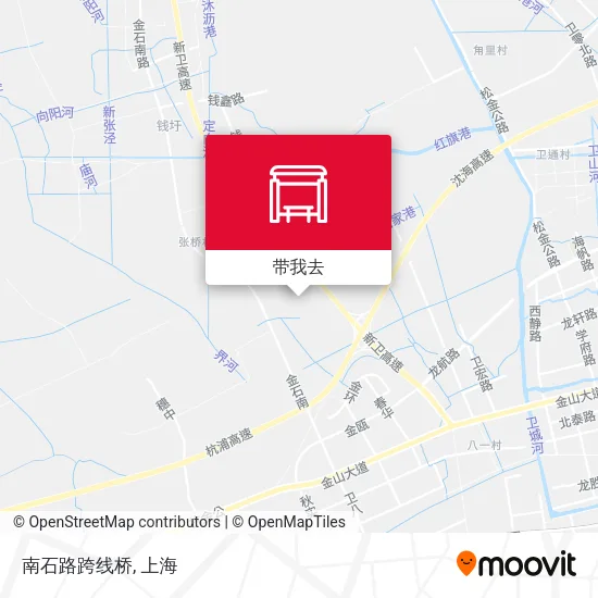 南石路跨线桥地图