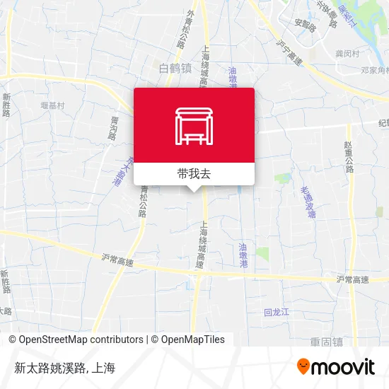 新太路姚溪路地图