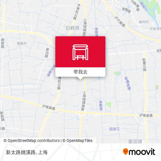 新太路姚溪路地图