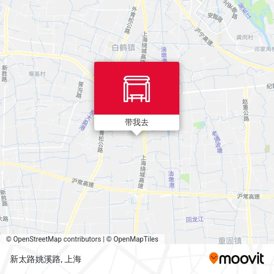 新太路姚溪路地图