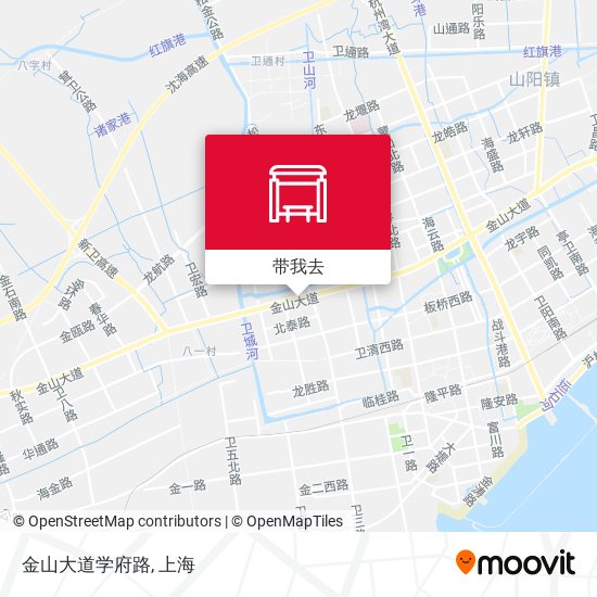金山大道学府路地图
