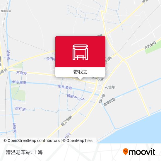 漕泾老车站地图
