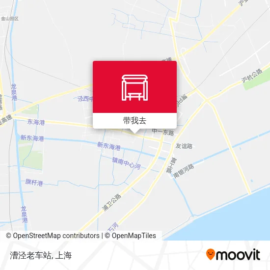 漕泾老车站地图