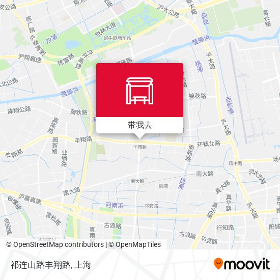祁连山路丰翔路地图